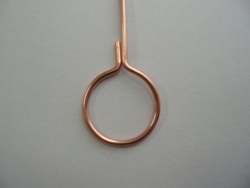 Abby Hook's Simple T-bar and Toggle Clasp - Prepare to form the second loop., Findings & Components, Toggles & Clasps, Earwire & Headpin, Filing, Finishing, Forging, Forging Jewelry, Jewelry Forging, Loops, Wire Loop, Wrapped Wire Loop, trim the short wire